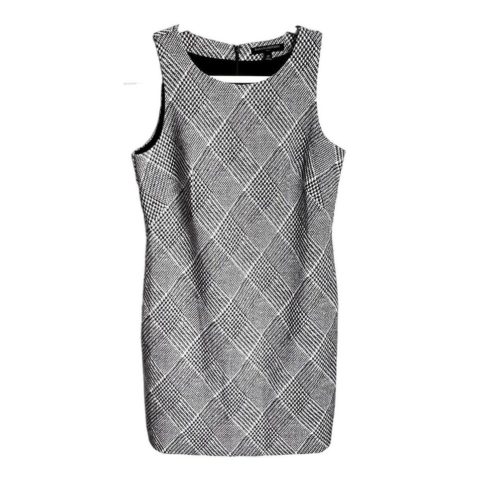 Banana Republic MensWear Plaid Stretch CorpCore Mini Shift Dress Size 0 Petite